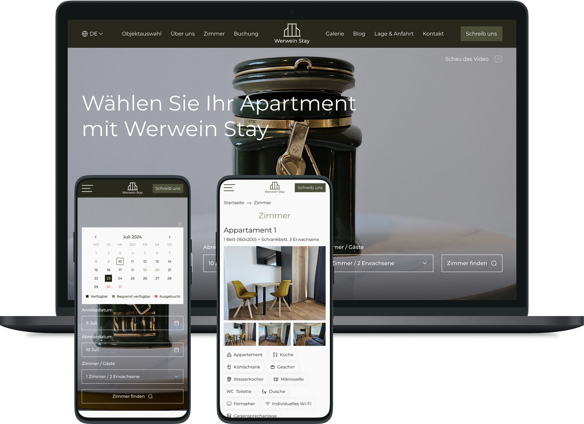 Werweinstay mockup