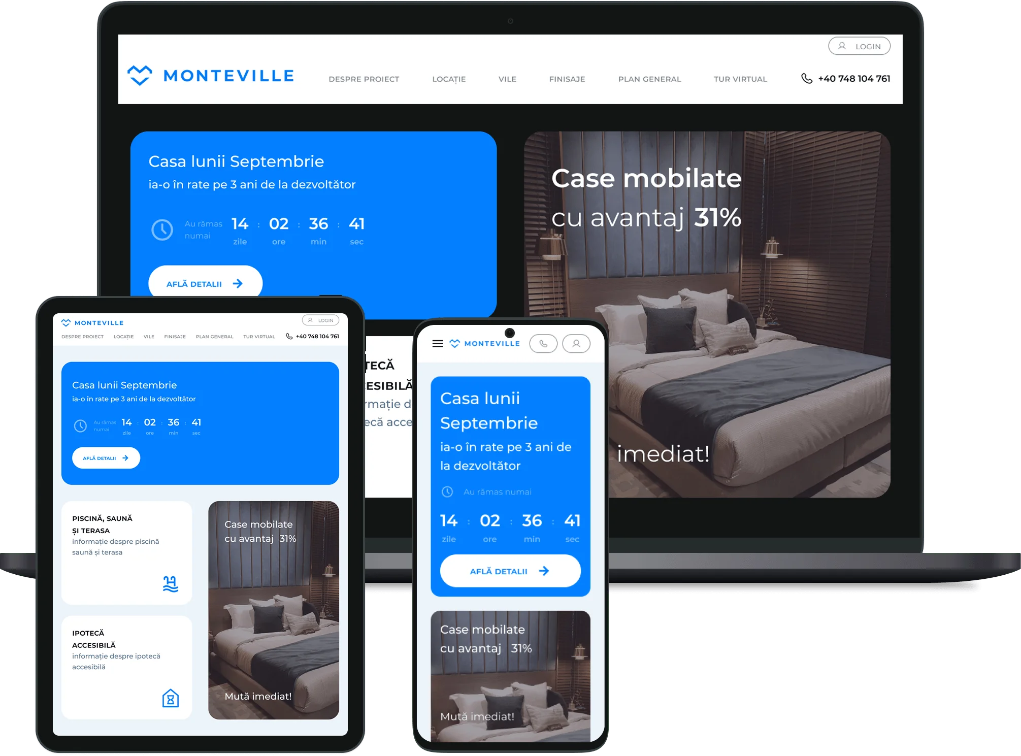 Creating websites with various features for the construction industry