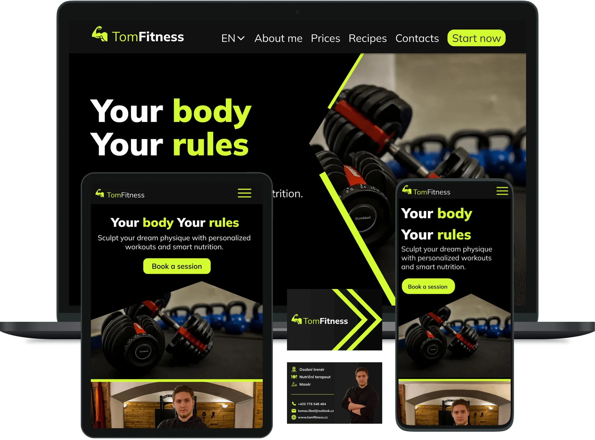 Creating a responsive, mobile-friendly user interface and visual design